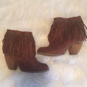 Not Rated Fringe Booties